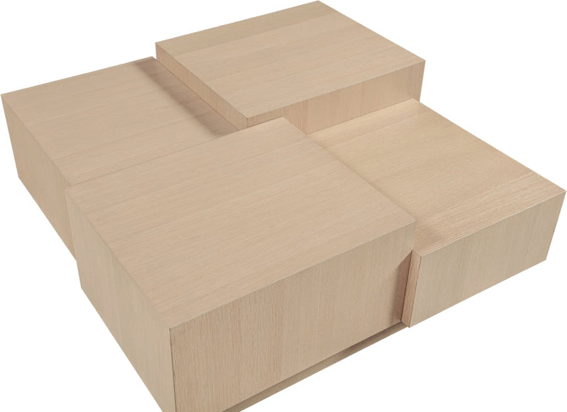 Mateo Oak Veneer Coffee Table in Natural - 256Natural-CT