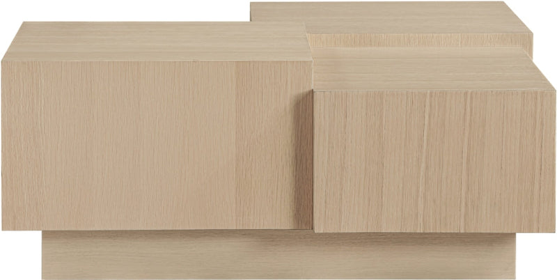 Mateo Oak Veneer Coffee Table in Natural - 256Natural-CT