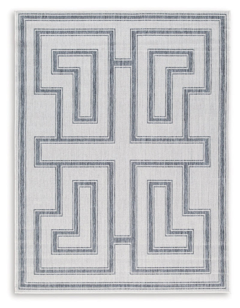 Matinwood Ivory/Charcoal 5' x 7' Rug - R900032