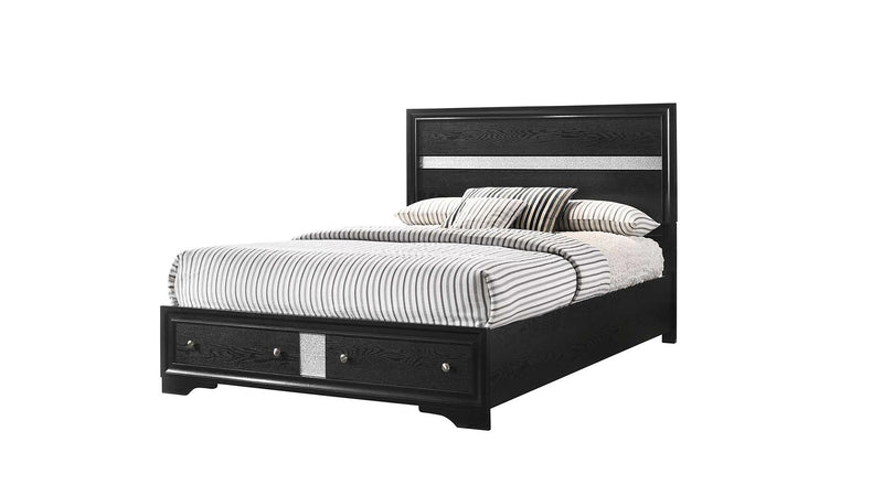 Matrix Full Bed Black - Matrix Full Bed Black