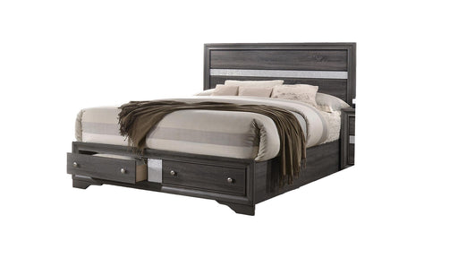 Matrix Full Bed Gray - Matrix Full Bed Gray