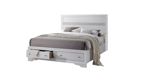 Matrix Full Bed White - Matrix Full Bed White