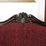 Matteo Burgundy/Brown Sofa - SM6433-SF