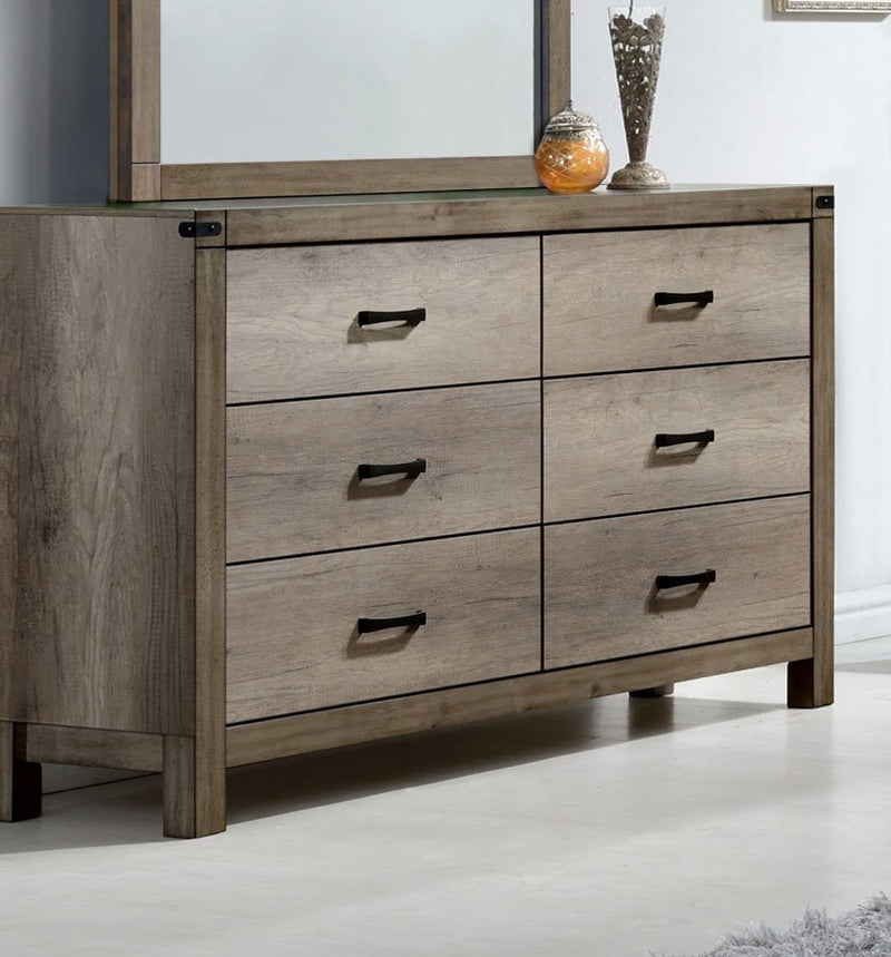 Matteo Light Brown Panel Bedroom Set - Gate FurnitureBedroom Set