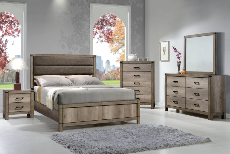 Matteo Melamine Upholstered Panel Bedroom Set - Gate FurnitureBedroom Set