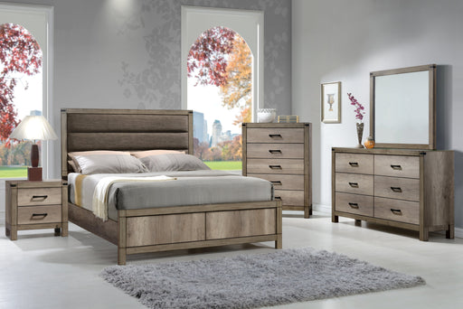 Matteo Melamine Upholstered Panel Bedroom Set - Gate FurnitureBedroom Set