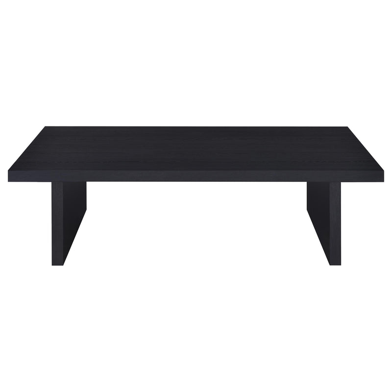Max 2-piece Rectangular Coffee and End Table Set Black - 706278-S2