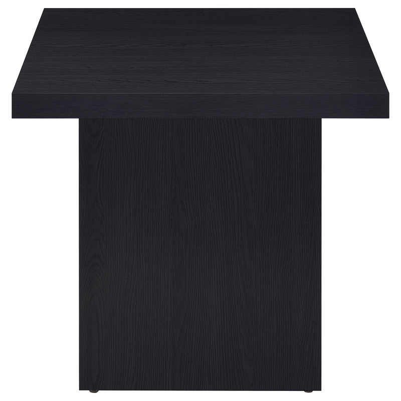 Max 2-piece Rectangular Coffee and End Table Set Black - 706278-S2