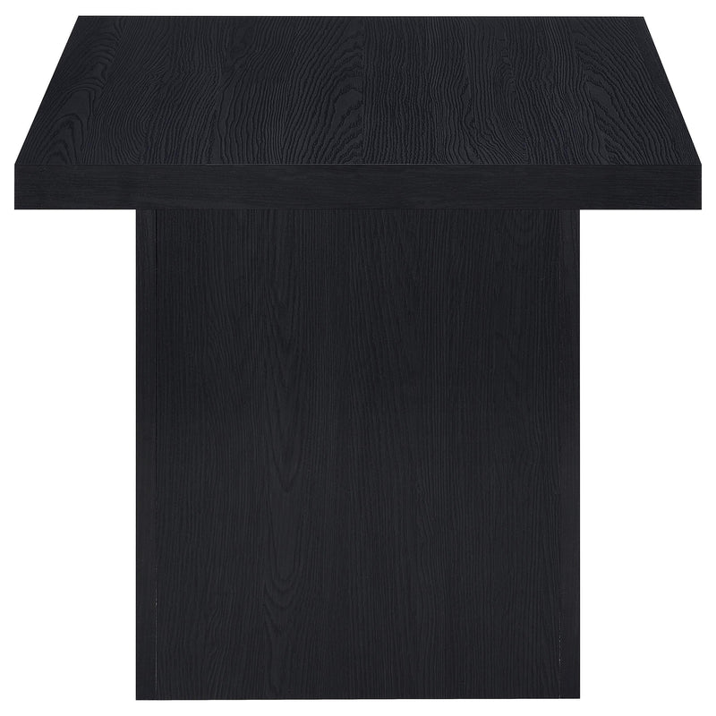 Max 2-piece Rectangular Coffee and End Table Set Black - 706278-S2