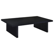 Max 2-piece Rectangular Coffee and End Table Set Black - 706278-S2
