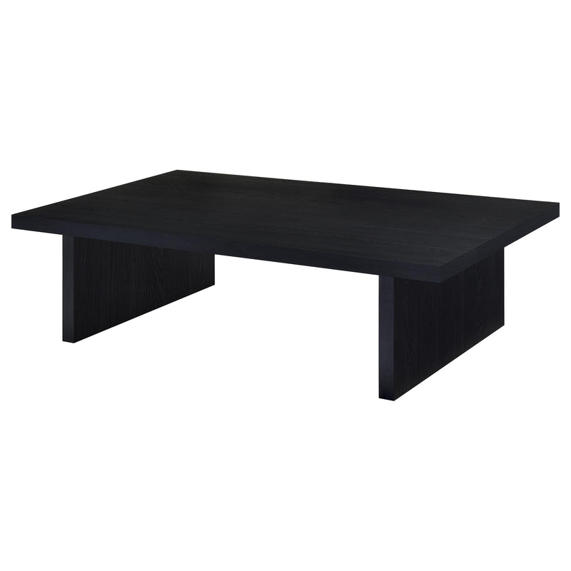 Max 2-piece Rectangular Coffee and End Table Set Black - 706278-S2
