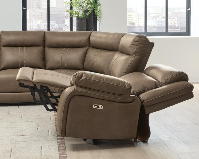 Max-Momentum Biscotti 5-Piece Power Reclining Sectional - PC82305S4