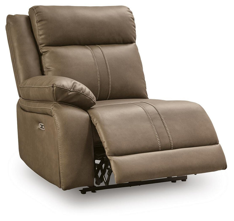 Max-Momentum Biscotti Left-Arm Facing Power Recliner - PC8230558