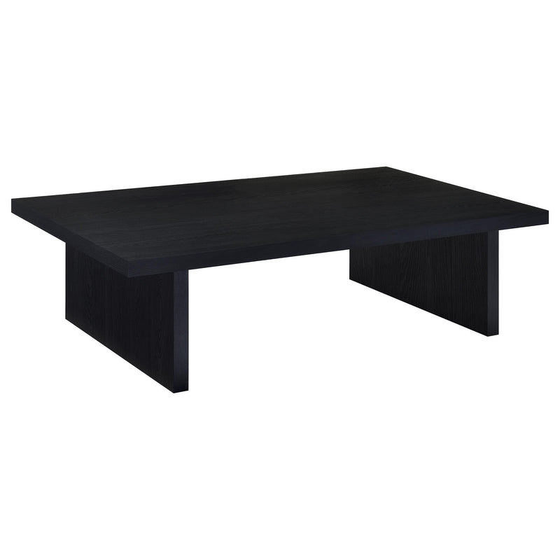 Max Rectangular Engineered Laminate Coffee Table Black - 706278