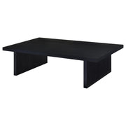 Max Rectangular Engineered Laminate Coffee Table Black - 706278