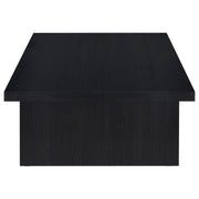 Max Rectangular Engineered Laminate Coffee Table Black - 706278