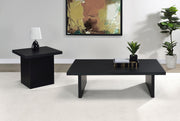 Max Rectangular Engineered Laminate Coffee Table Black - 706278