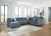Maxon Place Navy 3-Piece Sectional with Chaise - 33003S1