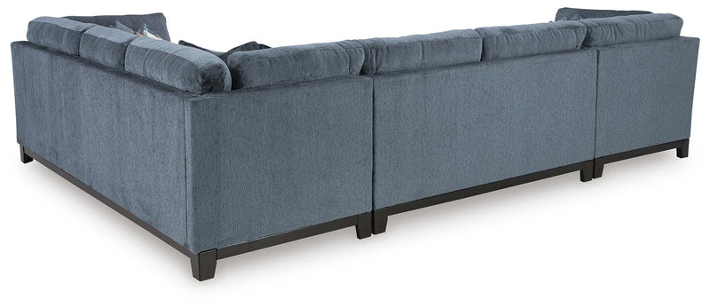 Maxon Place Navy 3-Piece Sectional with Chaise - 33003S1