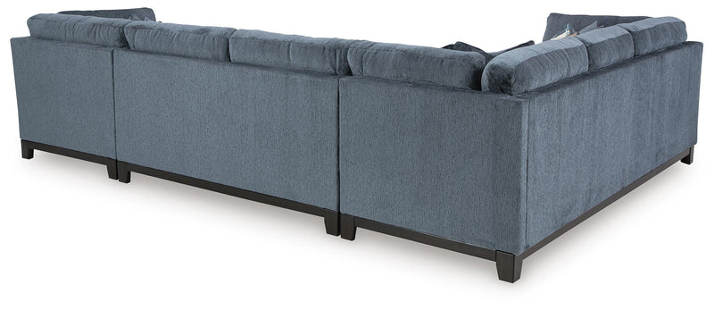 Maxon Place Navy 3-Piece Sectional with Chaise - 33003S2