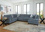 Maxon Place Navy 3-Piece Sectional with Chaise - 33003S2