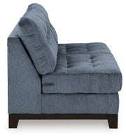 Maxon Place Navy Armless Loveseat - 3300334