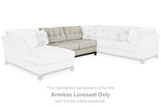 Maxon Place Stone Armless Loveseat - 3300434