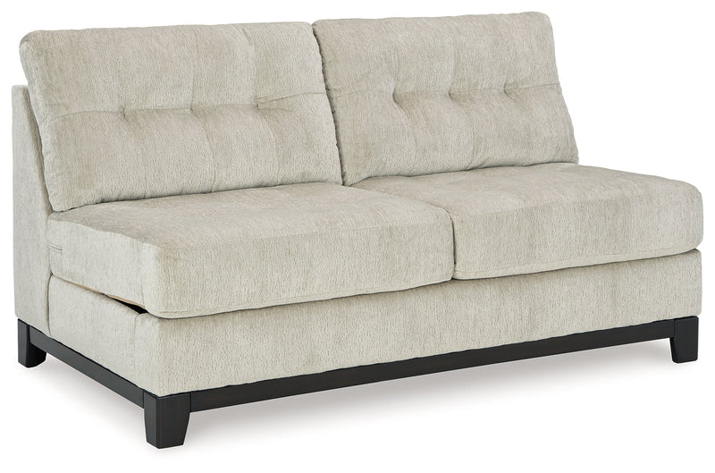Maxon Place Stone Armless Loveseat - 3300434