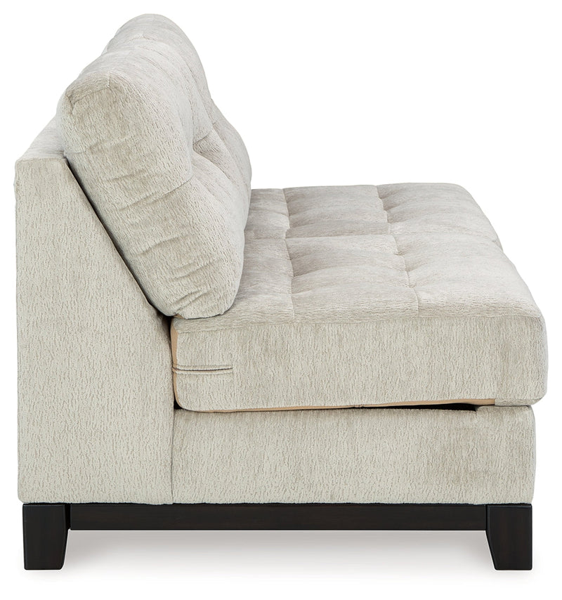 Maxon Place Stone Armless Loveseat - 3300434