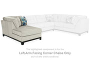 Maxon Place Stone Left-Arm Facing Corner Chaise - 3300416