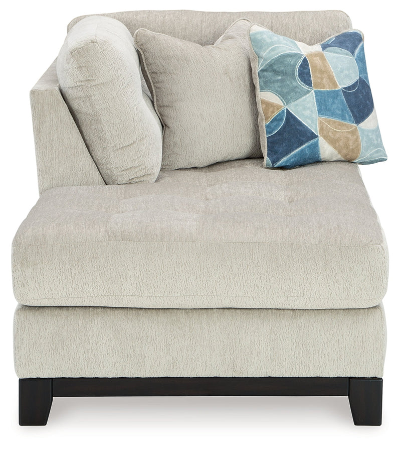 Maxon Place Stone Left-Arm Facing Corner Chaise - 3300416