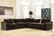 Maxton Heights Bittersweet 5-Piece Sectional - 67807S4