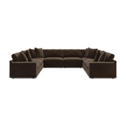 Maxton Heights Bittersweet 8-Piece Sectional - 67807S5