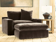 Maxton Heights Oversized Chair and Ottoman in Bittersweet - PKG024757