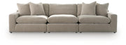 Maxton Heights Pebble 3-Piece Sectional Sofa - 67808S2