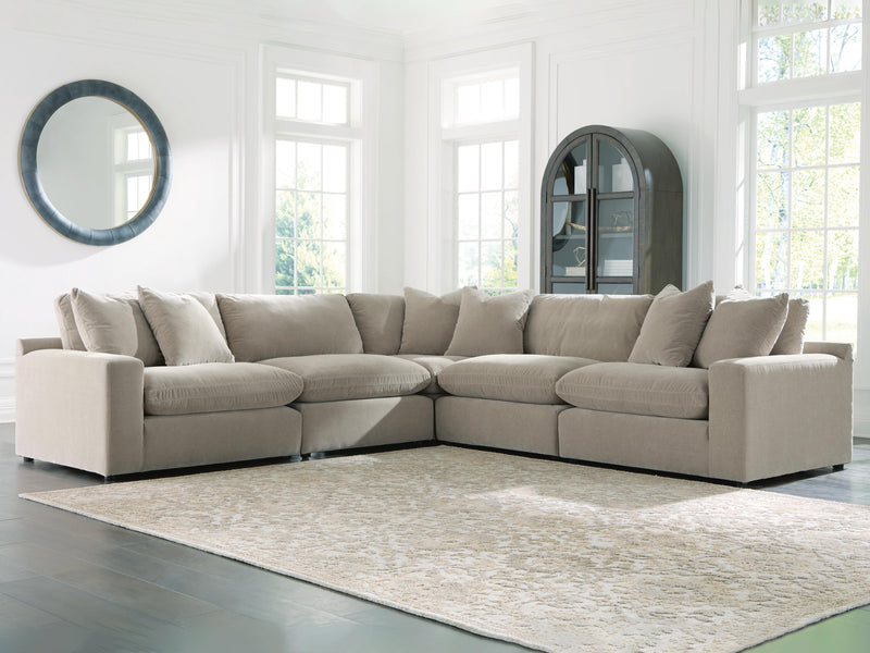 Maxton Heights Pebble 5-Piece Sectional - 67808S4