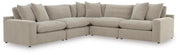 Maxton Heights Pebble 5-Piece Sectional - 67808S4
