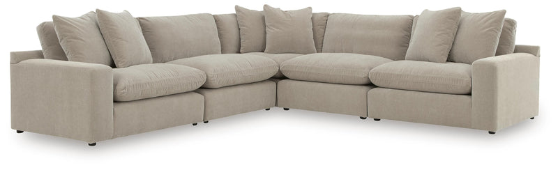 Maxton Heights Pebble 5-Piece Sectional - 67808S4