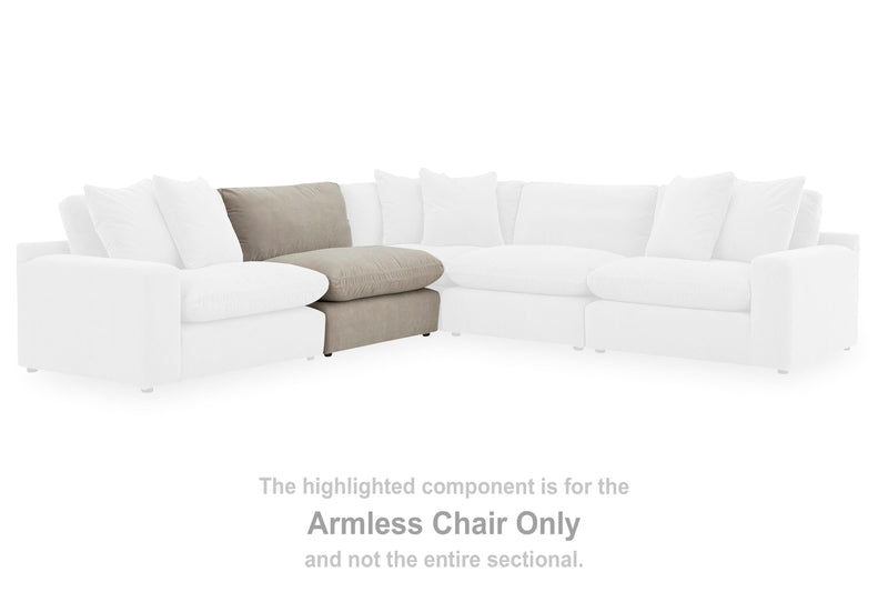 Maxton Heights Pebble Armless Chair - 6780846