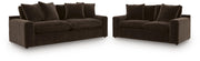 Maxton Heights Sofa and Loveseat in Bittersweet - PKG024756