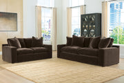 Maxton Heights Sofa and Loveseat in Bittersweet - PKG024756