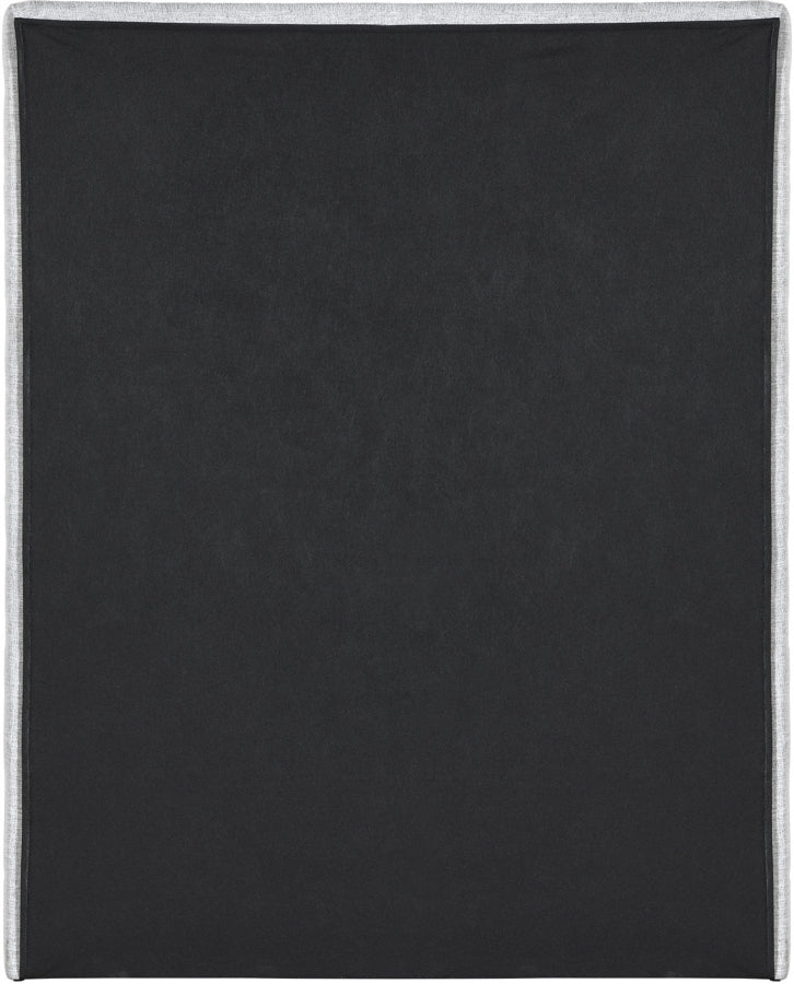 Maxwell Linen Textured Fabric Twin Bed (3 Boxes) Grey - Gate FurnitureTwin Bed