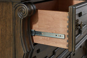 Maylee Dark Brown Chest of Drawers - B947-46
