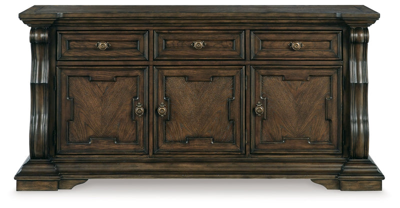 Maylee Dark Brown Dining Buffet - D947-80
