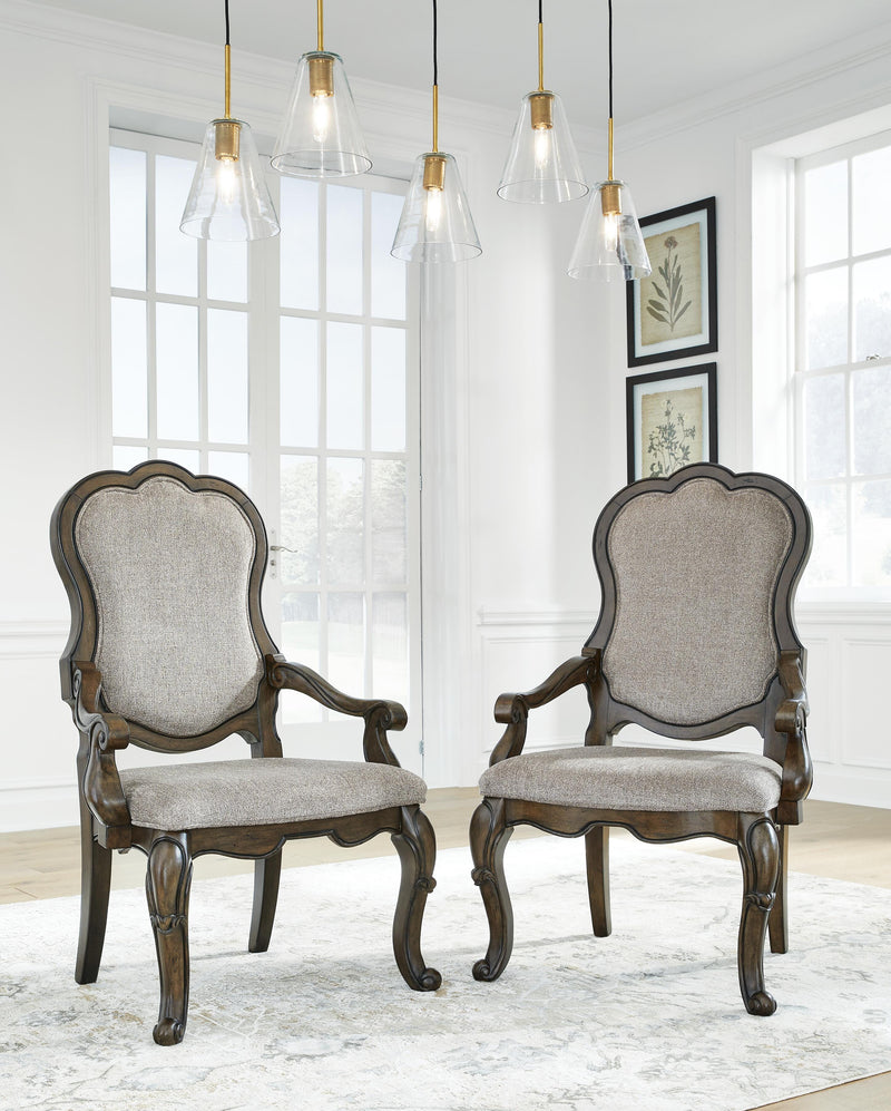 Maylee Dark Brown Dining Chair (Set of 2) - D947-01AX2