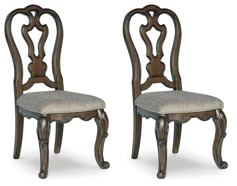 Maylee Dark Brown Dining Chair (Set of 2) - D947-01X2