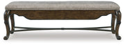 Maylee Dark Brown Dining Table, 2 Chairs and Bench - D947D12