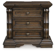 Maylee Dark Brown Nightstand from Ashley - Luna Furniture