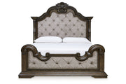 Maylee Dark Brown Upholstered Bedroom Set - Gate FurnitureBedroom Set