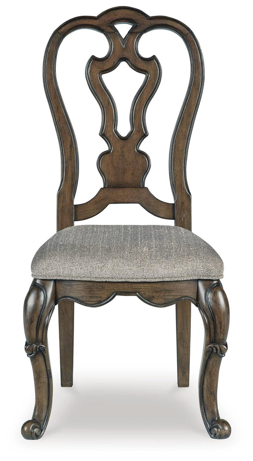 Maylee Dining Table and 10 Chairs in Dark Brown - PKG017123